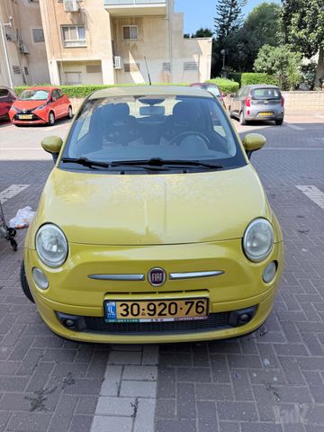 מודעת רכב פיאט 500