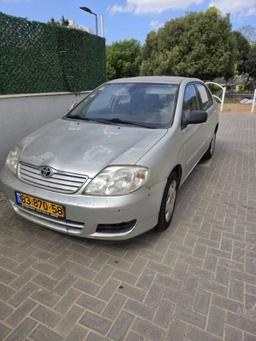 מודעת רכב טויוטה קורולה