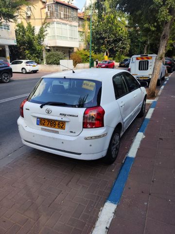 מודעת רכב טויוטה קורולה