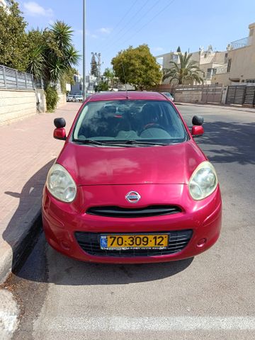 מודעת רכב ניסאן מיקרה