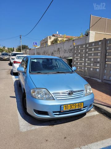 מודעת רכב טויוטה קורולה
