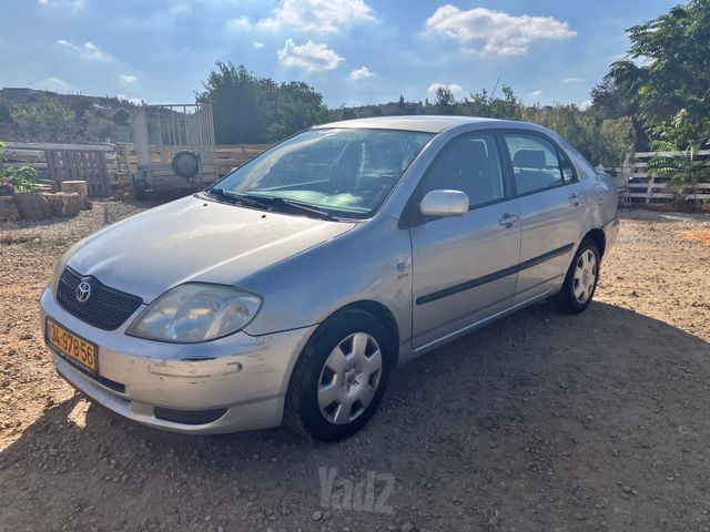 מודעת רכב טויוטה קורולה