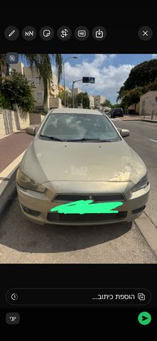 מודעת רכב מיצובישי לנסר