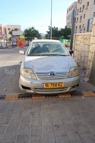 מודעת רכב טויוטה קורולה