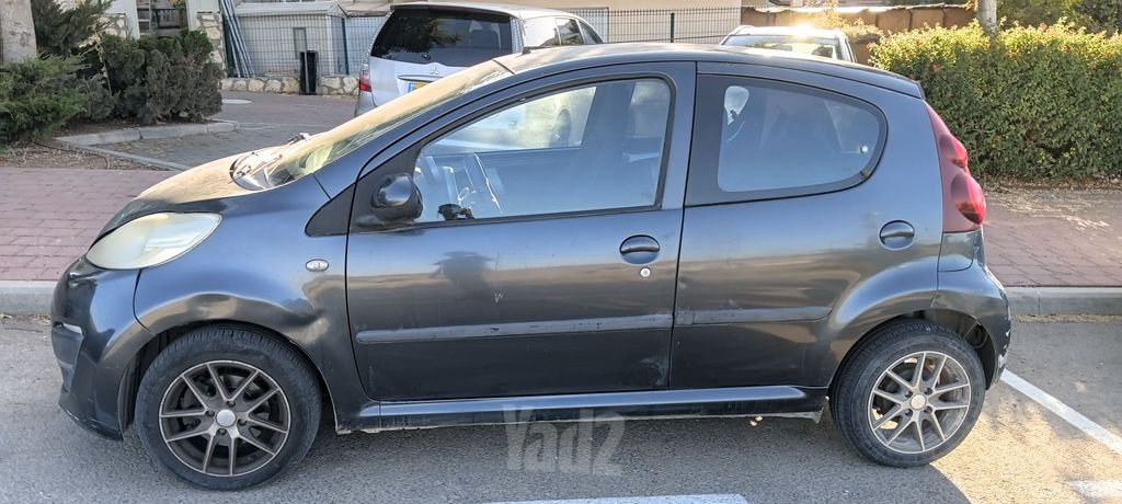 מודעת רכב פיג'ו 107