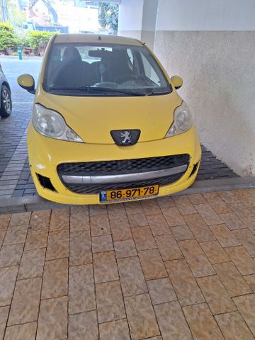 מודעת רכב פיג'ו 107