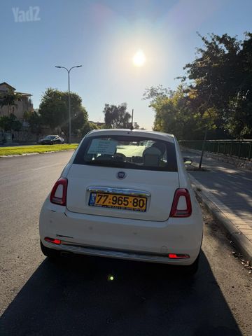 מודעת רכב פיאט 500