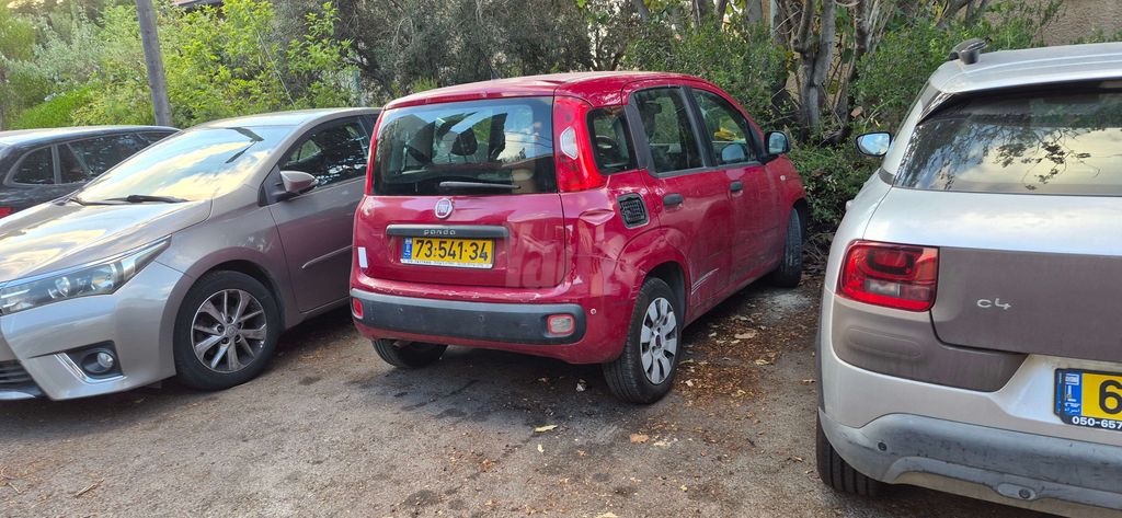 מודעת רכב פיאט פנדה