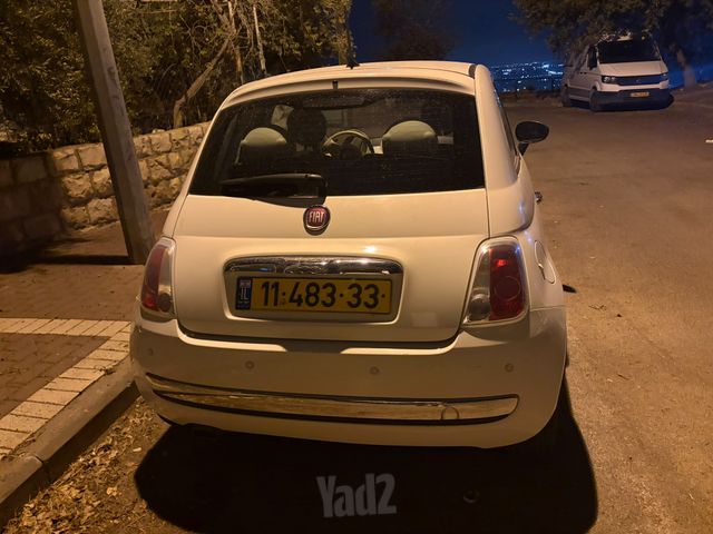 מודעת רכב פיאט 500