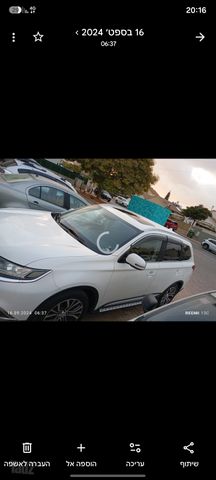 מודעת רכב מיצובישי אאוטלנדר