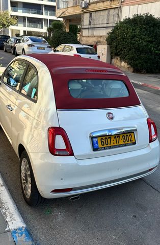 מודעת רכב פיאט 500