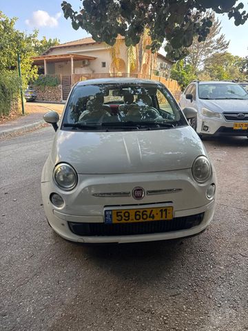 מודעת רכב פיאט 500