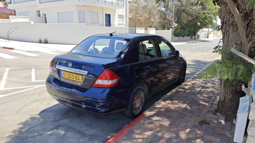 מודעת רכב ניסאן טידה