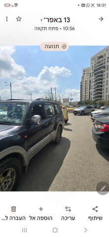 מודעת רכב מיצובישי פג'רו