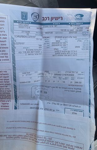 ג'יפ גרנד צ'ירוקי
