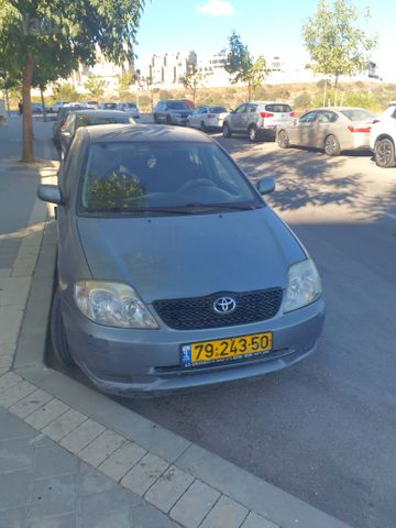 מודעת רכב טויוטה קורולה