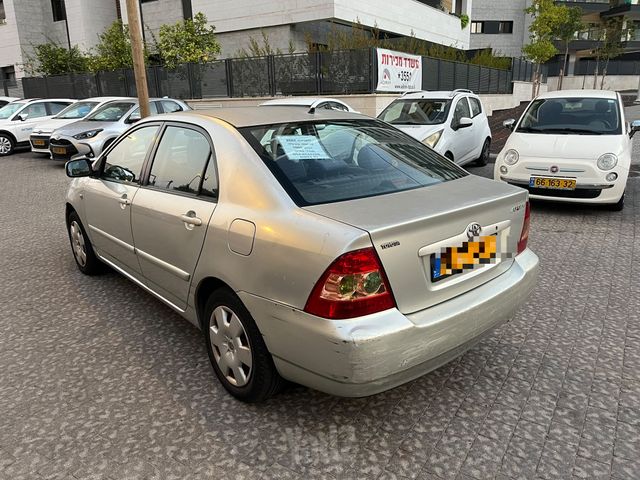 מודעת רכב טויוטה קורולה