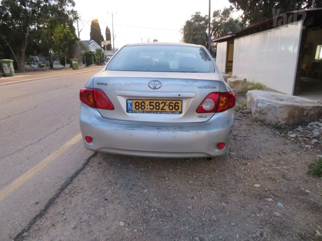 מודעת רכב טויוטה קורולה