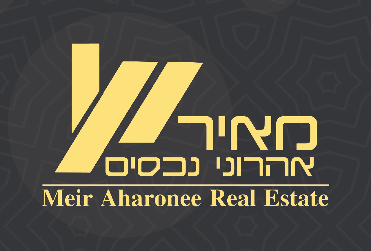 לוגו סוכנות התיווך מאיר אהרוני נכסים