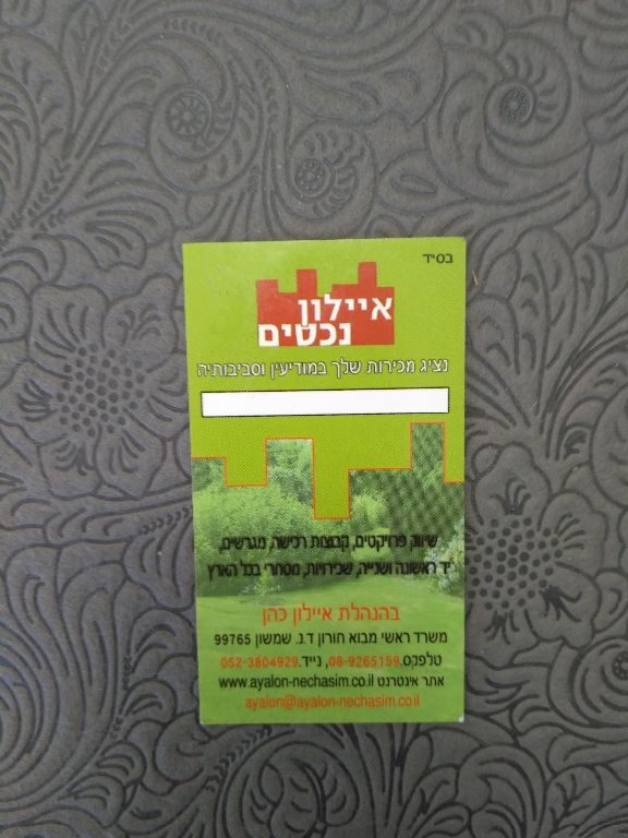 לוגו סוכנות התיווך איילון נכסים